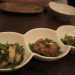 Ochadukeba Zuzu - 珍味三種盛り