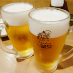カッチャル バッチャル - まずはビールで乾杯!!