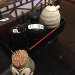 鮮菜家 - 卓上の薬味