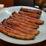 かぶと - 蒲焼天然（一番奥） と洋食