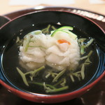 青華こばやし - 28年6月　鱧とジュンサイの椀