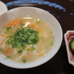 青華こばやし - 28年6月　太刀魚出汁卵雑炊