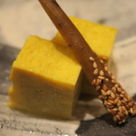 鮨 山浦 - 28年6月　玉子焼き　牛蒡添え