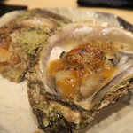鮨 山浦 - 28年6月　徳島岩牡蠣　山椒味噌焼き