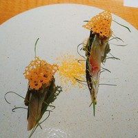 アニエルドール - 鯵。茄子との相性抜群