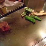 すてーき一郎 - 焼き野菜とメインのお肉・・・