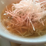 らーめん芝浜 - 朝ラー定食（米朝）の塩チャーシュー