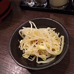 ラーメン暖暮 - 味付きもやし　おいしい