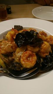 中国料理 菜格 - 海老と野菜の辛い炒め物