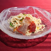 全聚徳 新宿店 - 前菜「干し豆腐と叉焼の和え物」