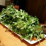 ビストロ シン 2 - 【2016年6月】ルッコラ・クレソン・パクチー3種盛り：950円
