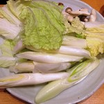 旬菜しゃぶ重 - 野菜