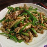 中華処タカノ - 肉とピーマンの細切り炒め