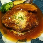 山本のハンバーグ 自由が丘 - あらびきハンバーグ（ライス＋味噌汁付き）
                                1,200円
                                2016.06