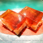 五代目 野田岩 - うなぎの煮凝り 2016.6