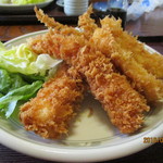 和はな - ミックスフライ。ボリューム満点！