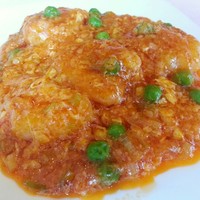 赤坂 四川飯店 - 海老のチリソース