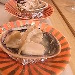 新橋 かま田 - 大アサリ　焼き