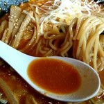 春一家 三代目 麺宿 - 辛味噌らーめん 麺&スープ