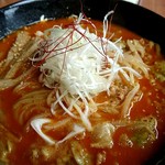 春一家 三代目 麺宿 - 辛味噌らーめん(チャーシュー抜き)【Jun.2016】