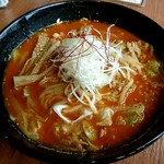 春一家 三代目 麺宿 - 辛味噌らーめん(チャーシュー抜き)【Jun.2016】