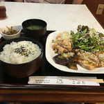 KOBUTA - カジキマグロのネギ味噌焼き定食