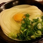 月見うどん460円+大盛120円