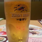 バーミヤン - 生ビール一番搾り通常450円がハッピーアワーで200円