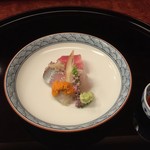 3.刺身(にしん・イカウニ・ヒラメ・マグロ)
          