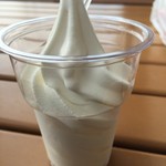 ミルク工房 モリヤ - 守谷さんちのミルクソフトクリーム。かなり美味しいです。