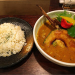 Rojiura Curry SAMURAI． 神楽坂店 - チキン1/2&豚角煮と野菜