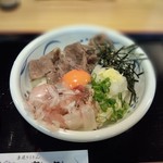 手造りうどん 楽々 - 和牛肉ぶっかけ