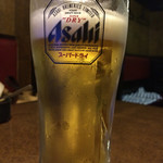 Doma doma - 生ビール。またもや飲んでしまってからの写真。。。