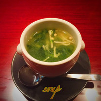 フーロン - えのき茸と青さ海苔のスープ