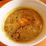 坦々カレーつけそばのつけ汁