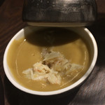 sincere - 蟹味噌のソースをお野菜とともに