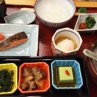 東京 なだ万 - おかゆの朝定食