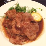 Bistro vin cinq - 豚肩肉のしょうが焼き