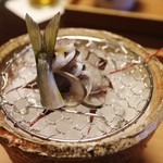 しのはら - 造り　鮎背ごし