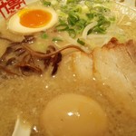 博多 一風堂 - 2016.6.26 白中 玉子トッピング
