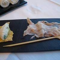 unito - アミューズ　鱈の身をすったもの　それとラルド