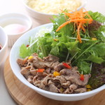 蕎麦DAYS - 料理写真:冷つゆつけ蕎麦　肉べジ