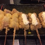 串揚げ串焼き　棒野 - ちくわチーズ、ちくわタルタル