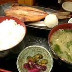 三橋屋 - 『縞ほっけ定食』￥830-