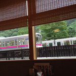 Keiou Takao San Onsen Gokurakuyu - お座敷席からの眺め