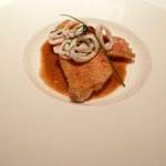 レ セゾン - 魚料理：ルジェ・ドゥ・ロッシュのポワレ