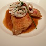 魚料理：ルジェ・ドゥ・ロッシュのポワレ