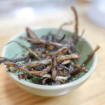 市場食堂 味処たけだ   - イカ墨かけた剣先