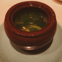 ワキヤ 一笑美茶樓 - 豆腐干のスープ