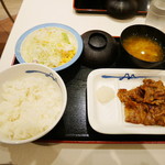 松屋 - カルビ焼肉定食￥５００（特別価格・通常￥630）